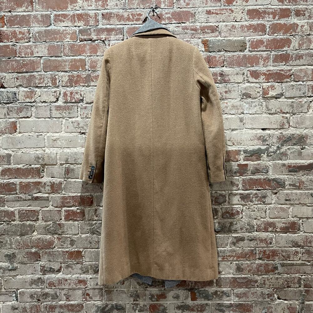 Badgley Mischka Camel Houndstooth Coat Size Small‎ - Picture 8 of 10